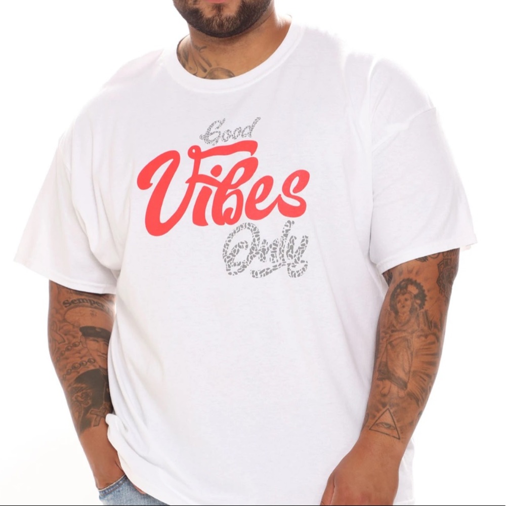 Good vibes only short sleeve tee